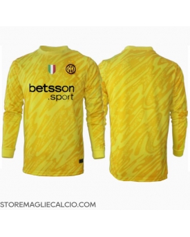 Inter Milan Portiere Maglia Gara Trasferta Repliche 2024-25 Maniche Lunghe